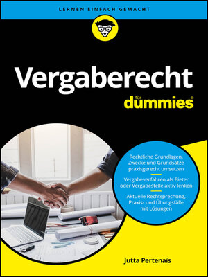 cover image of Vergaberecht für Dummies